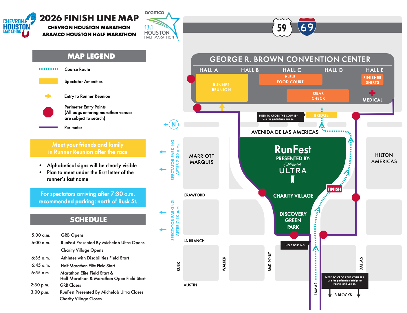 finish line map